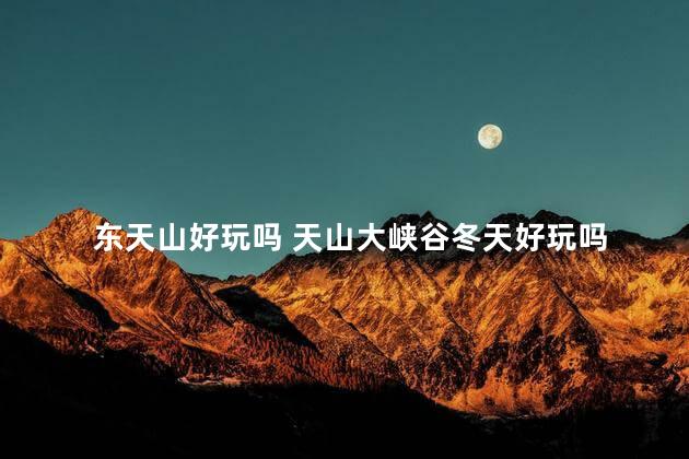 东天山好玩吗 天山大峡谷冬天好玩吗